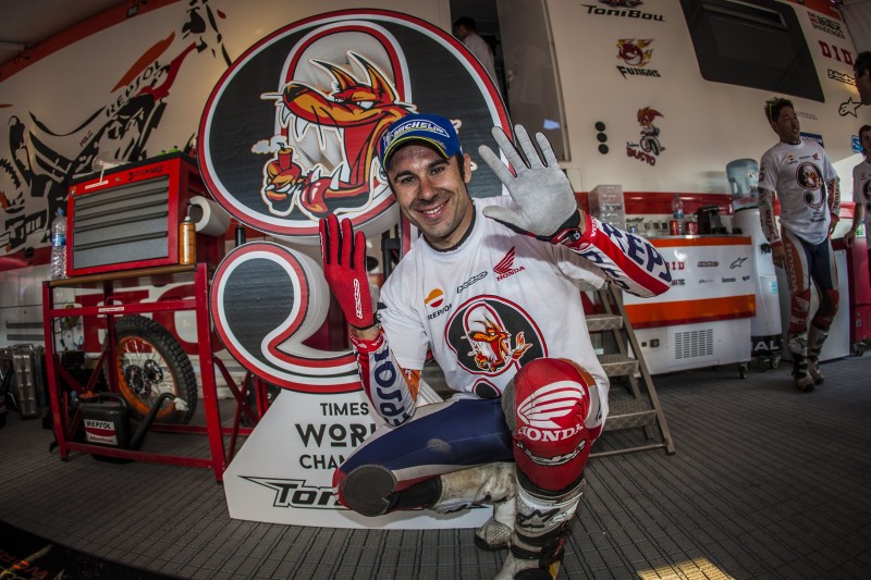 Toni Bou achieves legendary status with a ninth Trial World Championship title