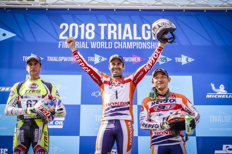Heroic triumph for Toni Bou in Belgium. 100 victories with Montesa. Fujinami joins the party