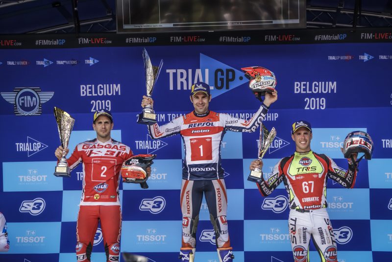 Great victory for Toni Bou in Belgium