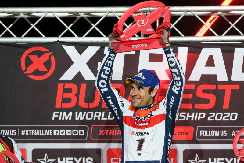 Tight victory number 65 for Toni Bou in the X-Trial World Championship