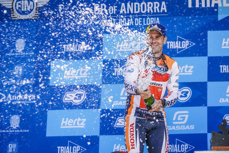 Segunda posición para Toni Bou en la primera jornada del TrialGP de Andorra