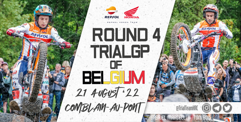 Repsol Honda Trial Team head into the final stretch of the world championship as the action recommences in Belgium