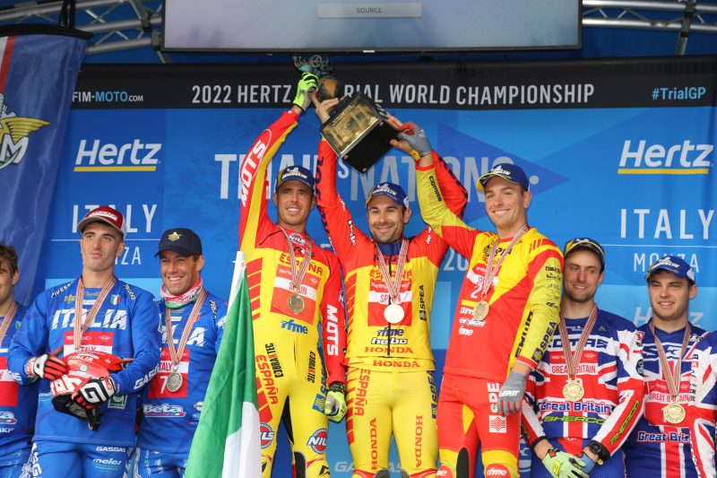Toni Bou clinches the 2022 Trial des Nations with the Spanish national team