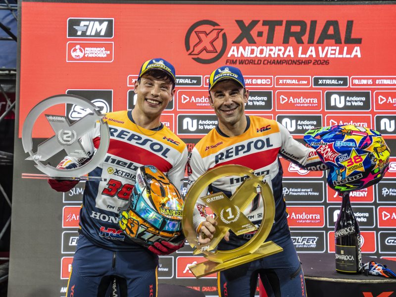 Repsol Honda HRC kick off 2026 X-Trial World Championship season with one-two finish